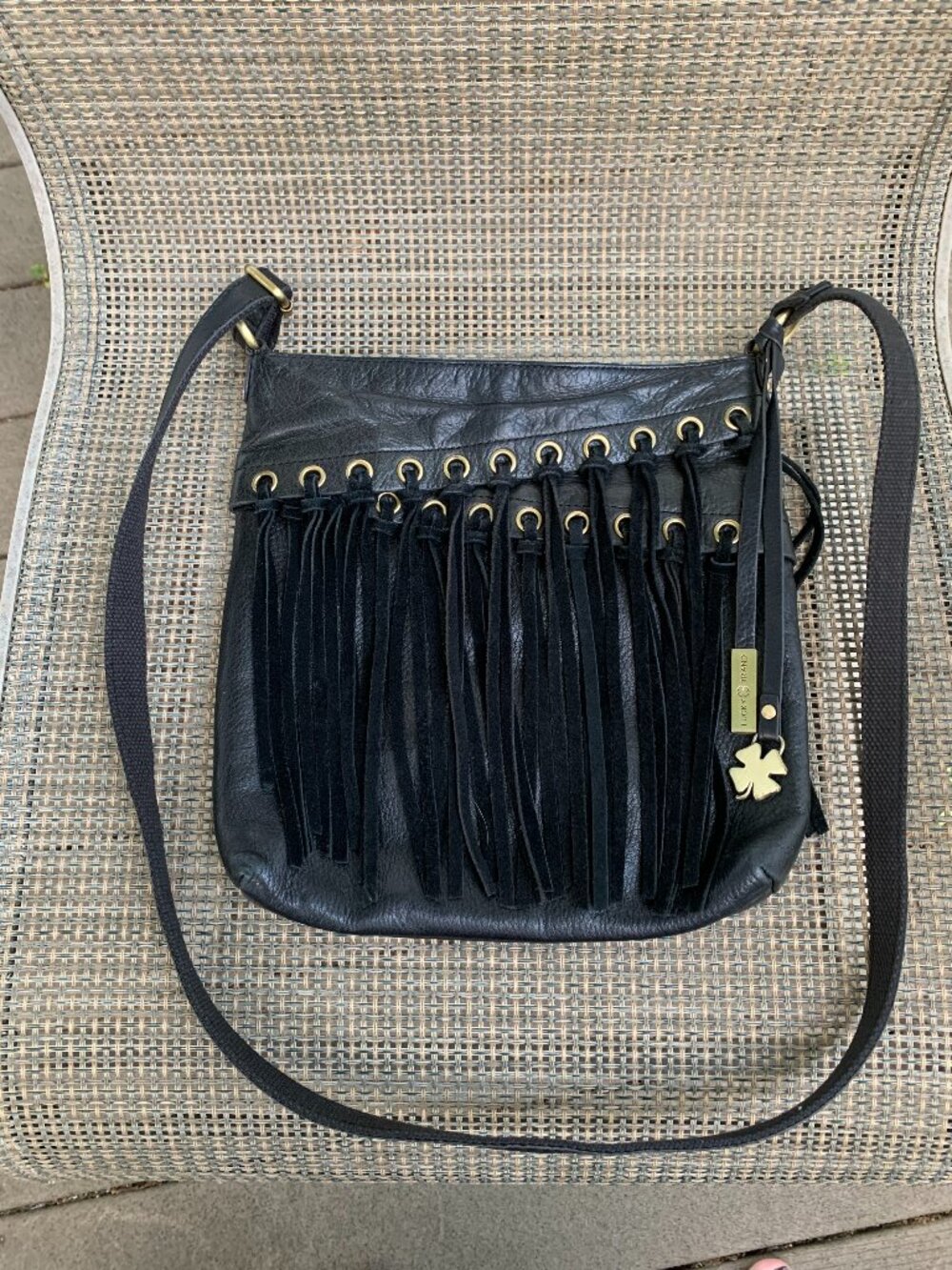Lucky Brand Black Leather Bag